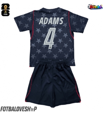 Spojené státy Tyler Adams #4 Dětské Venkovní Dres MS 2026 Krátký Rukáv (+ trenýrky)